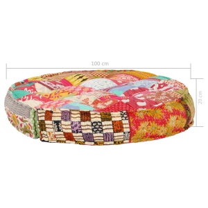 Fotoliu puf, 100 x 20 cm, model petice, material textil - Img 7