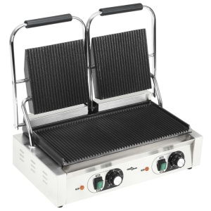 Grill Panini dublu cu striații, 58 x 41 x 19 cm, 3600 W - Img 4