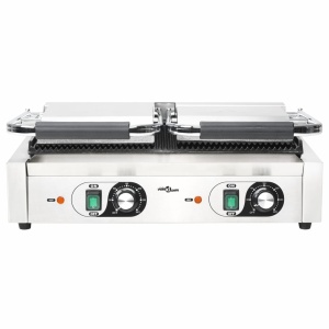 Grill Panini dublu cu striații, 58 x 41 x 19 cm, 3600 W - Img 6