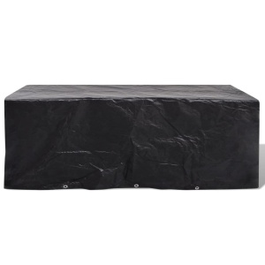 Huse mobilier grădină, 2 buc, 8 persoane, 229x113 cm poliratan - Img 3