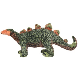 Jucărie de pluș dinozaur Stegosaurus, verde și portocaliu XXL - Img 2