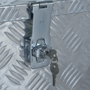 Ladă din aluminiu, 610 x 430 x 455 cm, argintiu - Img 2