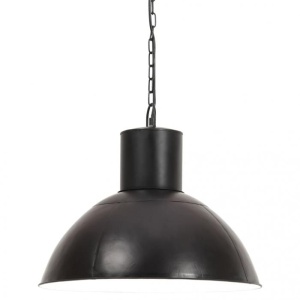 Lampă suspendată, 25 W, negru stins, rotund, 48 cm, E27 - Img 2