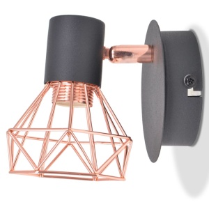 Lămpi de perete, 2 buc, cu 2 becuri LED cu filament 8 W - Img 5