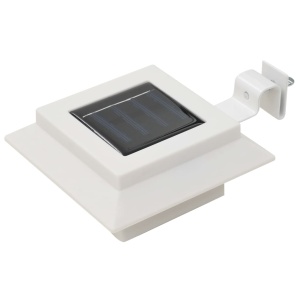 Lămpi solare de exterior, 12 buc., alb, 12 cm, pătrat, LED - Img 2