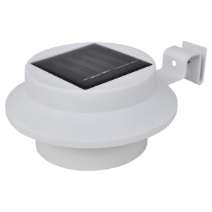 Lămpi solare de exterior pentru gard cu LED, 12 buc., alb - Img 4
