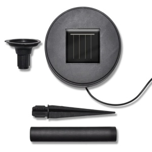 Lămpi solare grădină cu LED, 3 buc., țăruși &amp; panouri solare - Img 4