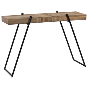 Masă consolă, 120 x 35 x 81 cm, lemn de tec reciclat