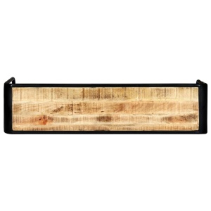 Masă consolă, 140 x 35 x 76 cm, lemn masiv de mango nefinisat - Img 3