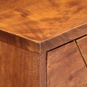 Masă consolă, 90 x 35 x 76 cm, lemn masiv de acacia - Img 2