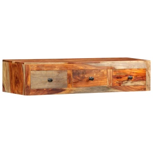 Masă consolă de perete, 100x25x20 cm, lemn masiv de sheesham
