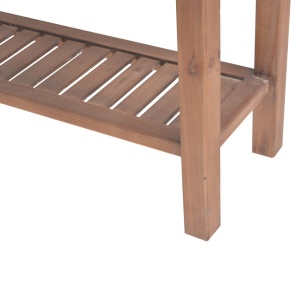Masă consolă Lemn masiv de brad 122 x 35 x 80 cm - Img 10