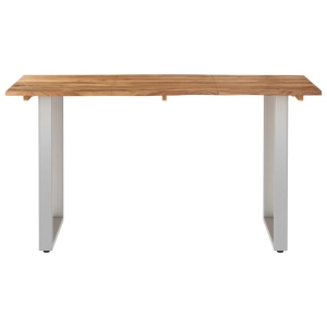 Masă de bucătărie, 140 x 70 x 76 cm, lemn masiv de acacia - Img 3