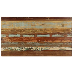 Masă de bucătărie, 140 x 80 x 76 cm, lemn masiv reciclat - Img 5
