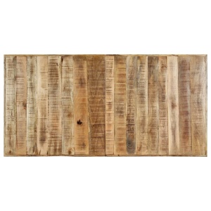 Masă de bucătărie, 160x80x75cm, lemn masiv de mango nefinisat - Img 4