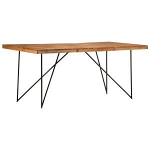 Masă de bucătărie, 180 x 90 x 76 cm, lemn masiv de acacia - Img 7