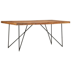 Masă de bucătărie, 180 x 90 x 76 cm, lemn masiv de acacia - Img 10