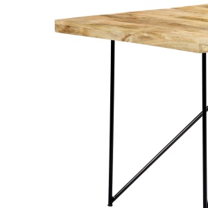 Masă de bucătărie, 180 x 90 x 76 cm, lemn masiv de mango - Img 8