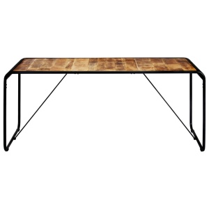 Masă de bucătărie, 180x90x76 cm, lemn masiv de mango nefinisat - Img 2