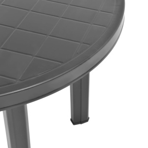 Masă de grădină, antracit, 89 cm, plastic - Img 3