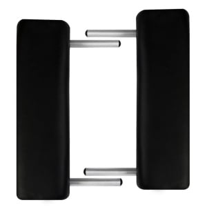 Masă de masaj pliabilă 3 părți cadru din aluminiu Negru - Img 7
