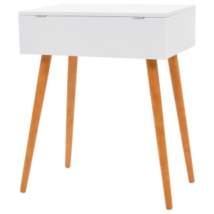 Masă de toaletă cu oglindă, MDF, 60 x 40 x 75 cm - Img 4