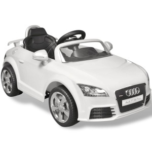 Mașină Audi TT RS pentru copii cu telecomandă, alb - Img 3