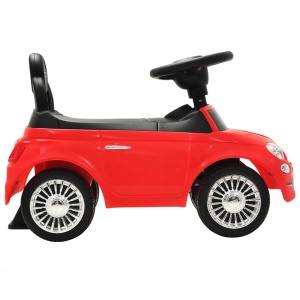 Mașinuță fără pedale Fiat 500 Roșu - Img 8