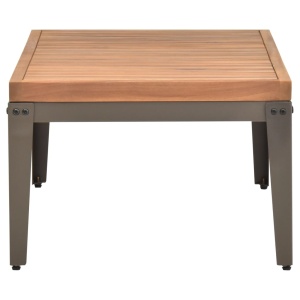 Măsuță de cafea de grădină, 110x55x36 cm, lemn masiv acacia - Img 3
