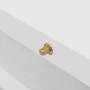 Măsuță de cafea din fibră de sticlă lucioasă albă - Img 2