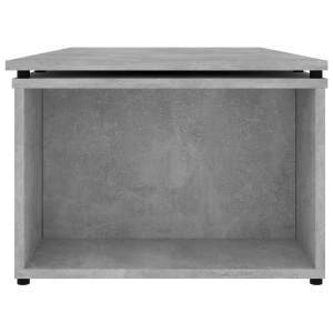 Măsuță de cafea, gri beton, 150 x 50 x 35 cm, PAL - Img 7