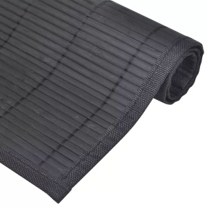 Naproane de bambus 30 x 45 cm, negru, 6 buc. - Img 4