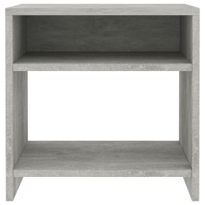 Noptiere, 2 buc., gri beton, 40 x 30 x 40 cm, PAL - Img 4