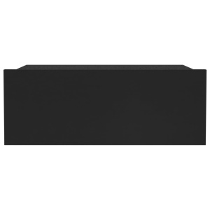 Noptiere suspendate, 2 buc., negru, 40 x 30 x 15 cm, PAL - Img 4