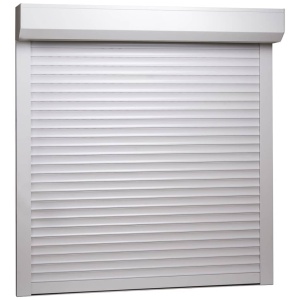 Oblon rulant, alb, 100 x 100 cm, aluminiu