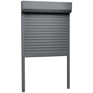 Oblon rulant, antracit, 100 x 210 cm, aluminiu - Img 2