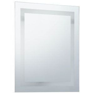 Oglindă cu LED de baie cu senzor tactil, 50 x 60 cm - Img 4