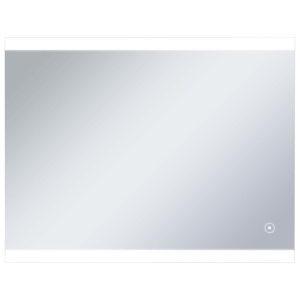 Oglindă cu LED de perete de baie cu senzor tactil, 80 x 60 cm - Img 2