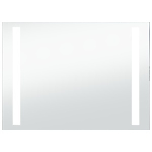 Oglindă de perete de baie cu LED, 100 x 60 cm - Img 2