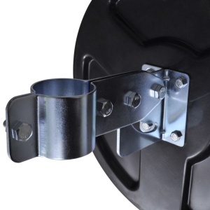 Oglindă de trafic convexă, negru, 30 cm, plastic PC, de exterior - Img 5
