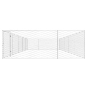 Padoc pentru câini de exterior, 950x570x185 cm, oțel galvanizat - Img 2