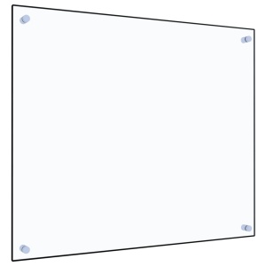 Panou antistropi bucătărie transparent 70x60cm sticlă securiz. - Img 2