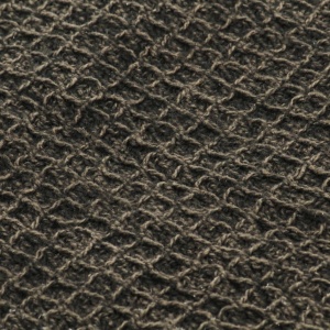 Pătură decorativă, antracit/maro, 160 x 210 cm, bumbac - Img 2