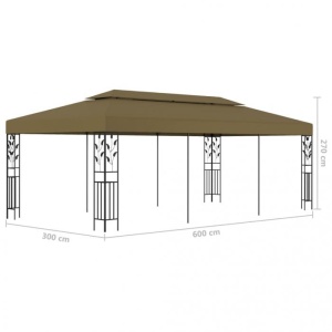 Pavilion, gri taupe, 6 x 3 m, 180 g/m² - Img 5