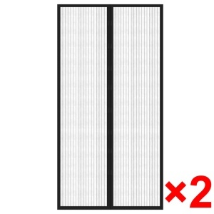Perdea anti insecte cu benzi scai, 210 x 100 cm, 2 buc - Img 3
