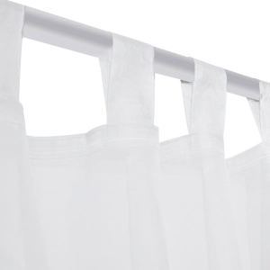 Perdea transparentă Alb 140 x 245 cm 2 buc - Img 5