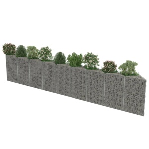 Perete gabion, 630 x 30 x 100 cm, oțel galvanizat - Img 3