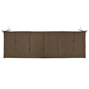 Pernă de bancă de grădină, gri taupe, 150 x 50 x 3 cm - Img 4