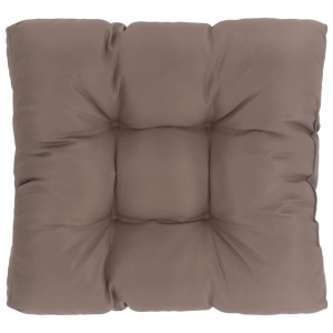 Pernă de scaun grădină, gri taupe, 60x60x10 cm, material textil