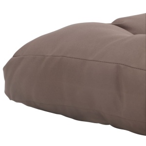 Pernă de scaun grădină, gri taupe, 60x60x10 cm, material textil - Img 4